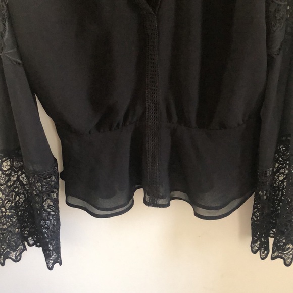 Guess Anjali Lace Trim Top - Picture 8 of 8